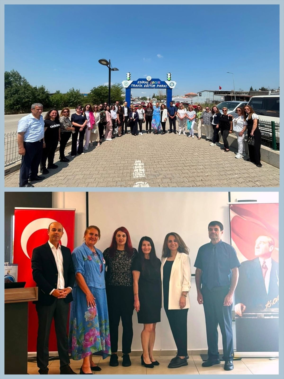 Bulgar öğretmen ve yöneticilerden Çocuk Trafik Eğitim Parkı'na ziyaret