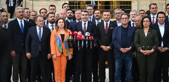 CHP Grup Başkanvekili Emir, Meclis'te partisinin il başkanlarıyla basın toplantısı düzenledi