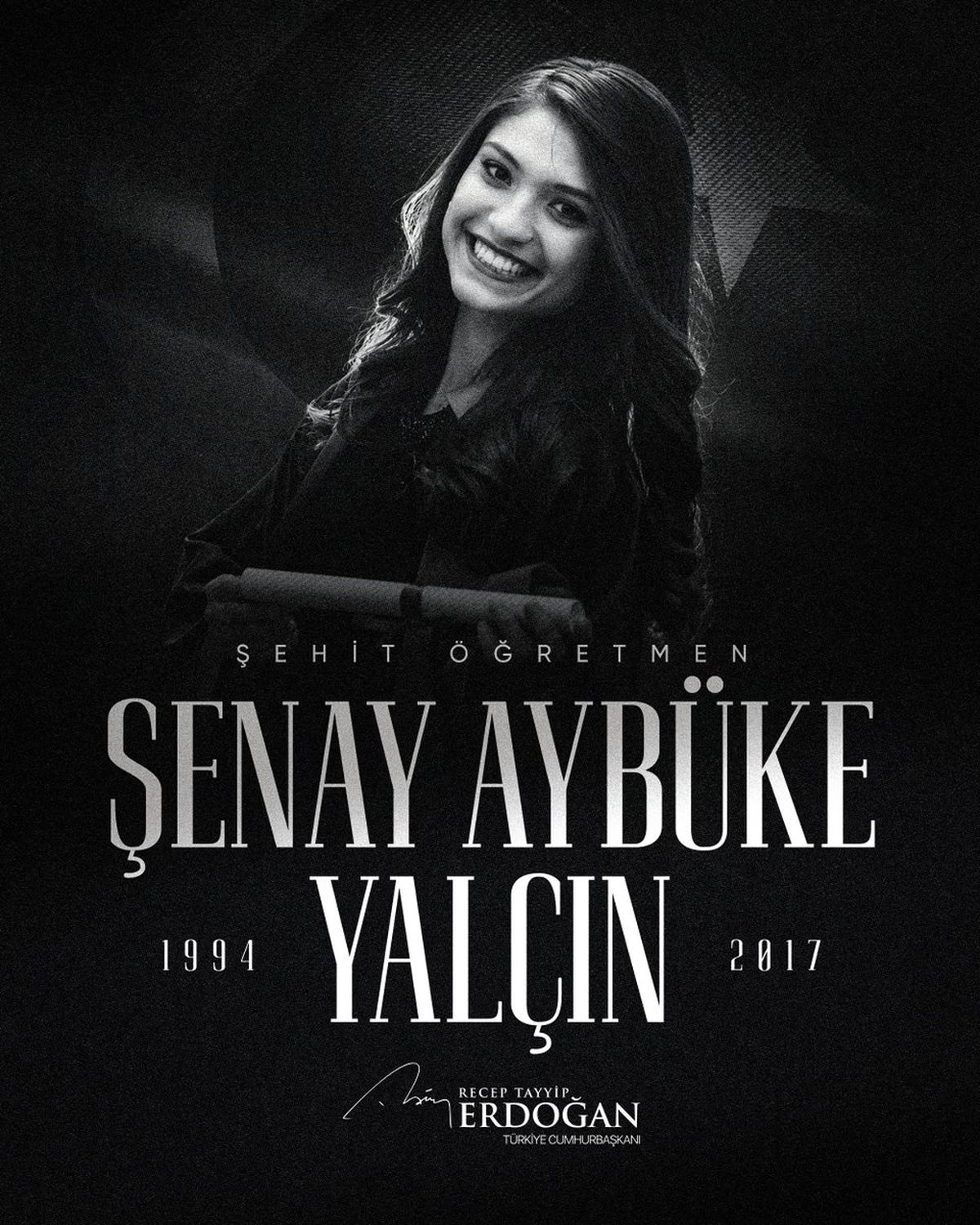 Erdoğan'dan Şehit Öğretmen Aybüke Yalçın İçin Anma Mesajı