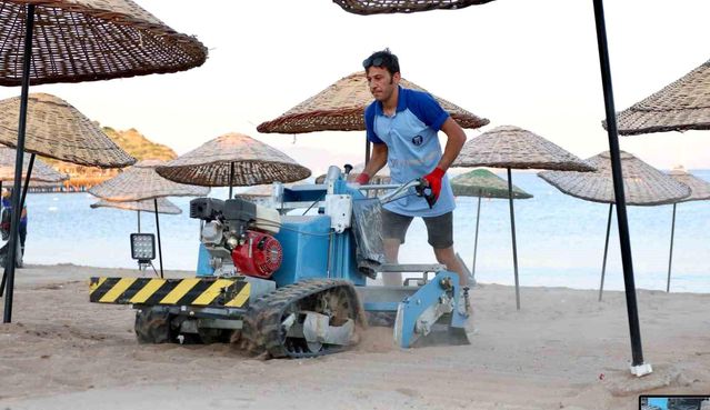 Didim'de plajlar düzenleniyor