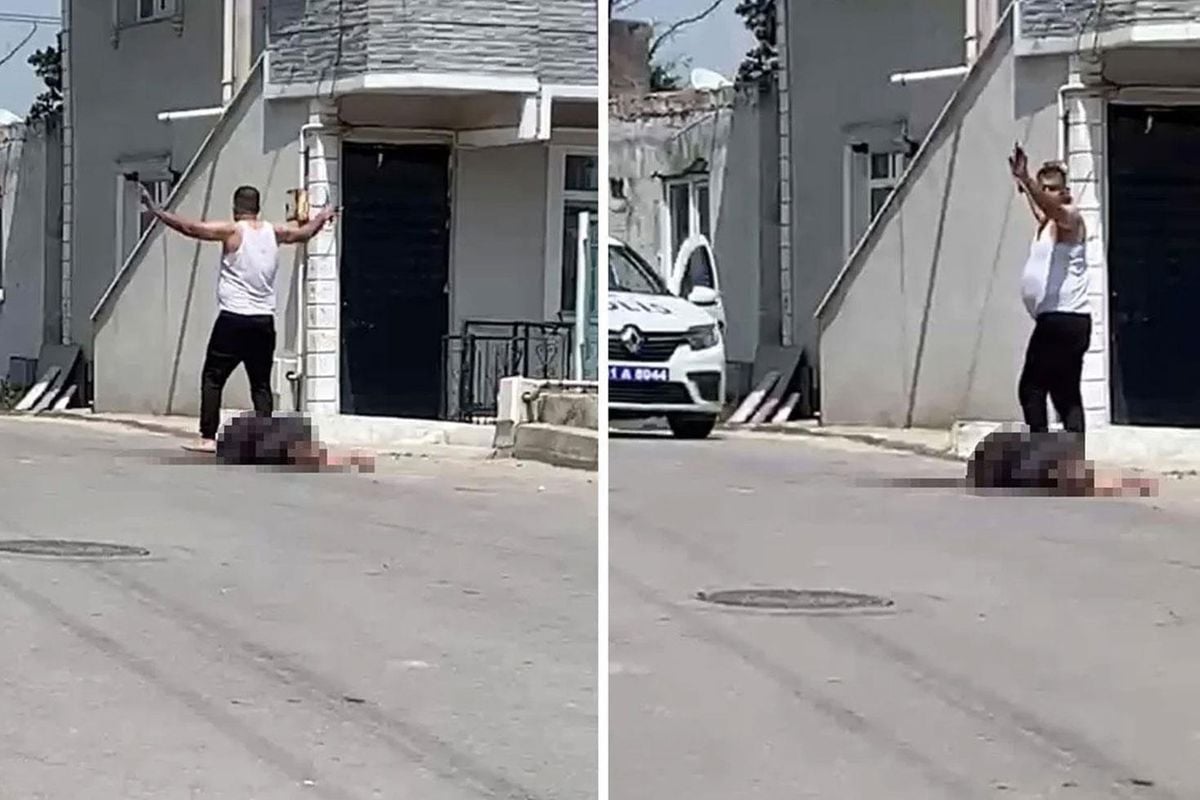 Dilovası'nda eş cinayeti zanlısı adliyeden çıkarılırken