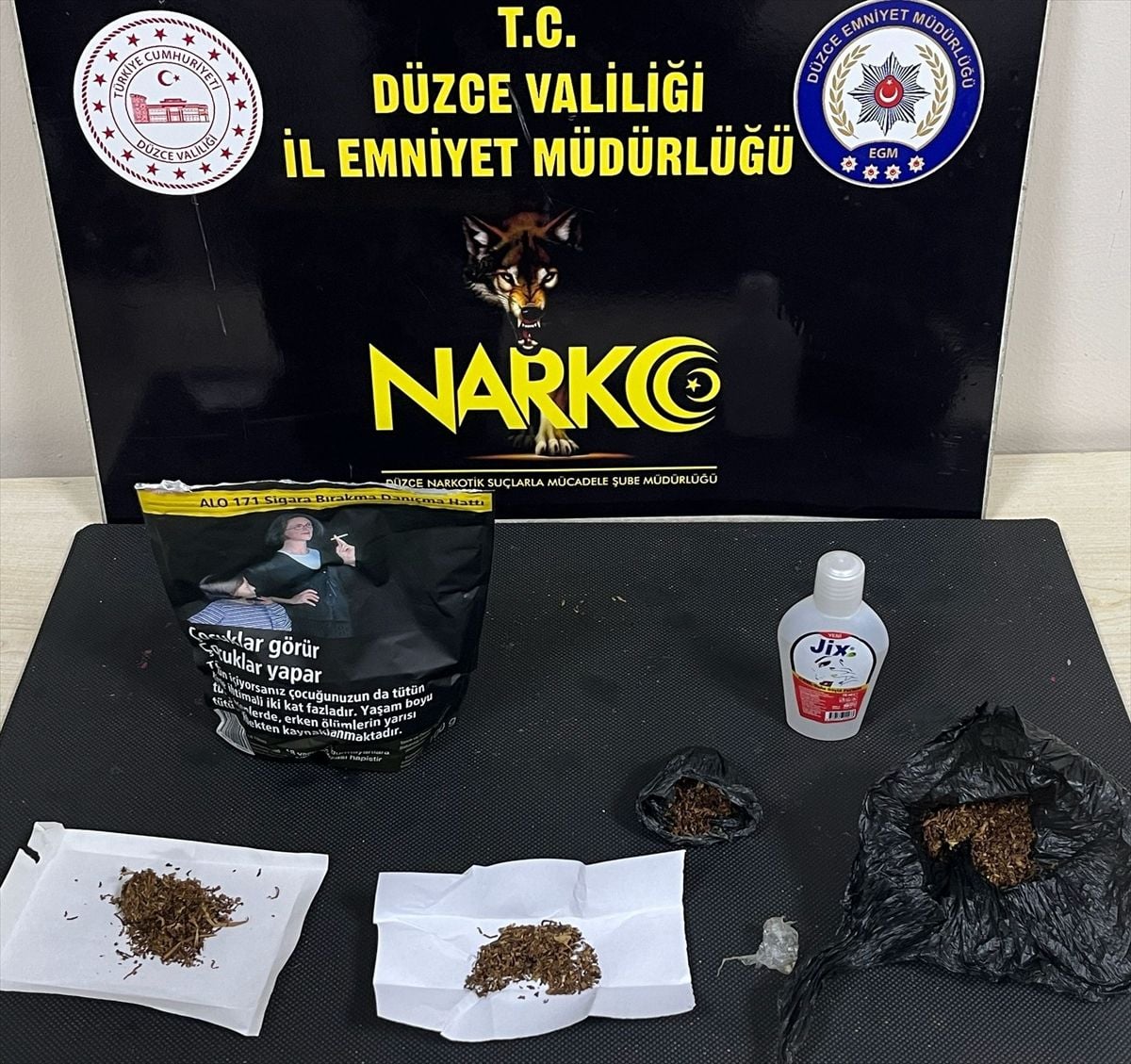 Düzce'de uyuşturucu operasyonunda 1 zanlı tutuklandı