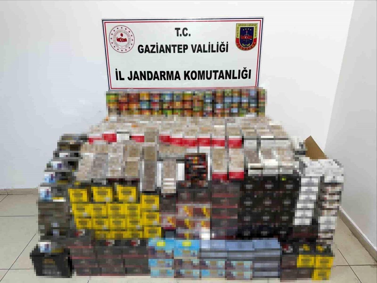 Gaziantep'te 1,8 milyon TL değerinde kaçak ürün ele geçirild