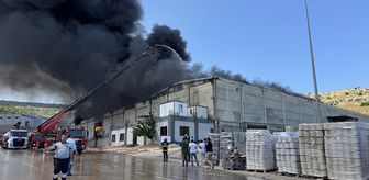 Gaziantep'te tekstil fabrikasında yangın çıktı