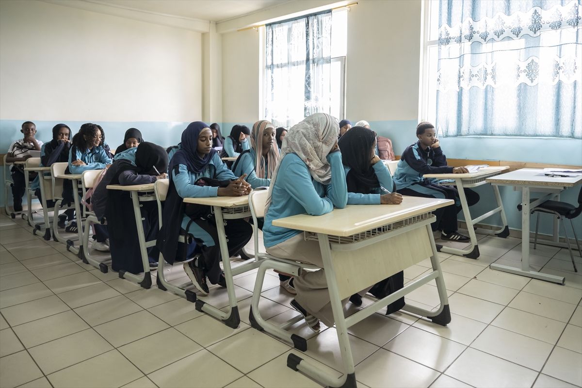Harar'daki Maarif Okulu geçmişten gelen bağlarla Türkçeyi geleceğe taşıyor