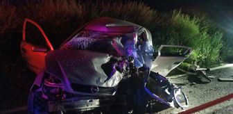 Konya'da kamyonetle çarpışan otomobilin sürücüsü öldü, 5 kişi yaralandı