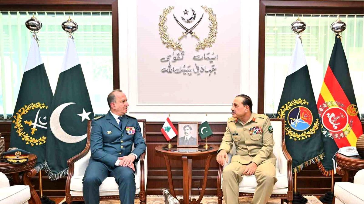Lübnan Silahlı Kuvvetleri Komutanı Haykal, Pakistan Genelkur