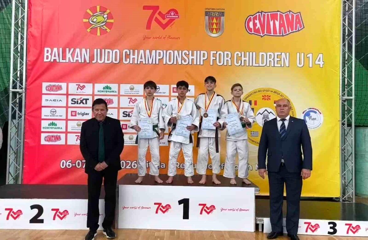 Manisalı sporcular Balkan Şampiyonası'ndan 4 madalya ile dön