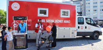 Mobil sosyal hizmet aracı Samsun'da göreve başladı