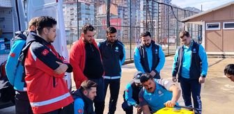 Rize'de UMKE personeline yönelik eğitim düzenlendi