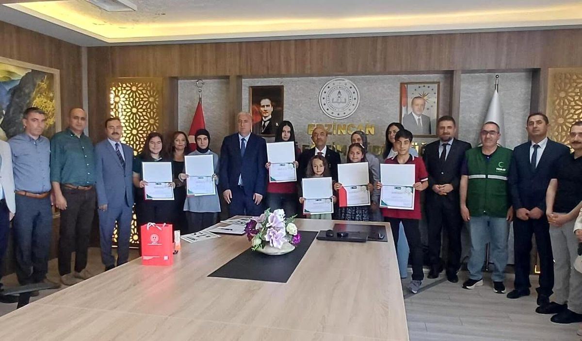 Sağlıklı Nesil Sağlıklı Gelecek Yarışması'nda dereceye giren