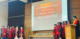 Siirt Üniversitesi Tıp Fakültesi Mezuniyet Töreni düzenlendi