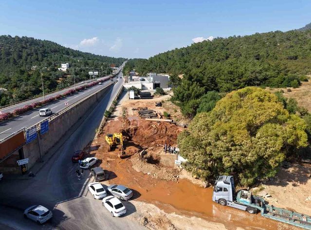 Torba ana depo hattı üçe ayrılarak Bodrum geneli su kesintis
