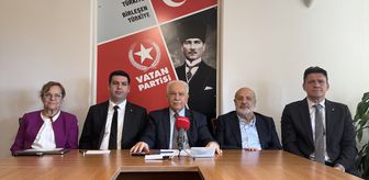 Vatan Partisi Genel Başkanı Perinçek, İstanbul'da basın toplantısı düzenledi