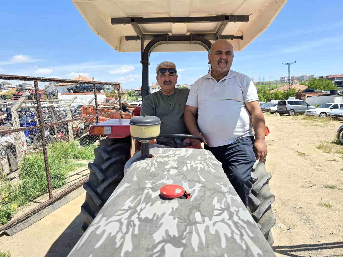 17 yıl önce Ankara'da çalınan traktörleri, Yozgat'ta ortaya çıktı