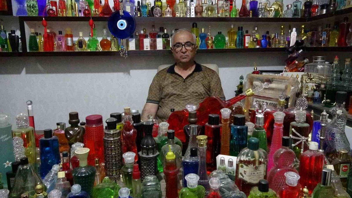 35 yıllık kolonya koleksiyonuna daire parası teklifi: Satmadı, korunmasını istiyor