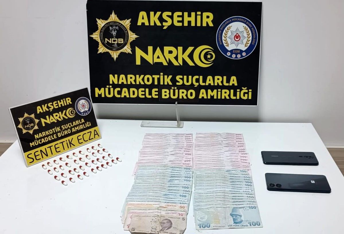 Akşehir'de uyuşturucu operasyonu: 1 tutuklama