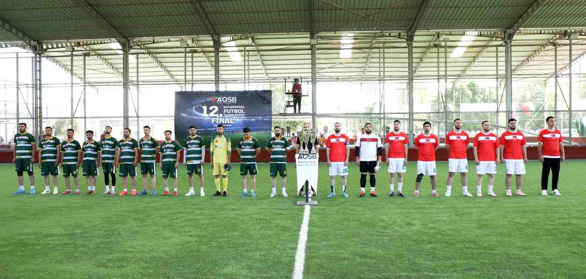 AOSB'de futbol şöleni finalle taçlandı