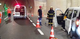 Ayvacık Troya Tüneli'nde trafik kazası tatbikatı yapıldı
