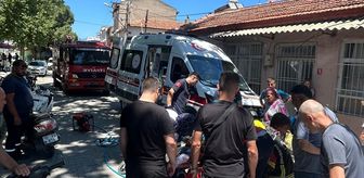 Balıkesir'de bacağına elektrikli bisikletin pedalı saplanan çocuk yaralandı