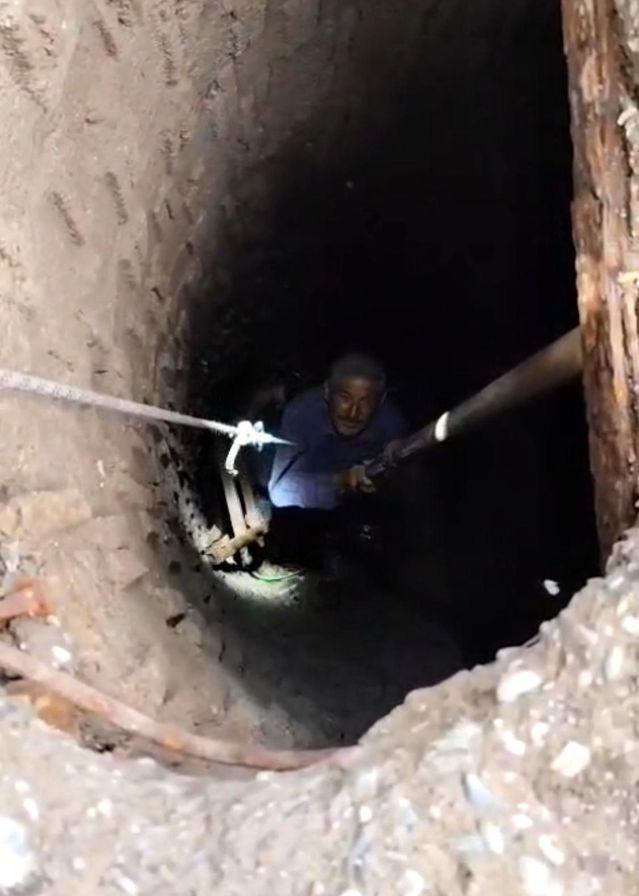 Batman'da su kuyusuna düşen vatandaş kurtarıldı