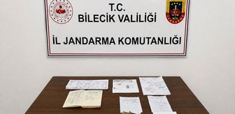 Bilecik'te tefecilik operasyonunda 1 zanlı yakalandı