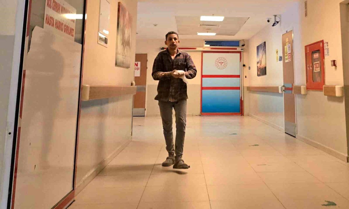 Bursa'da işçinin parmakları koptu