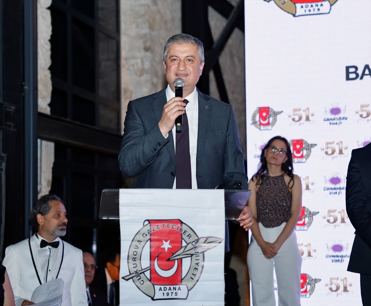 Çukurova Gazeteciler Cemiyetinin kuruluşunun 51. yılı kutlan