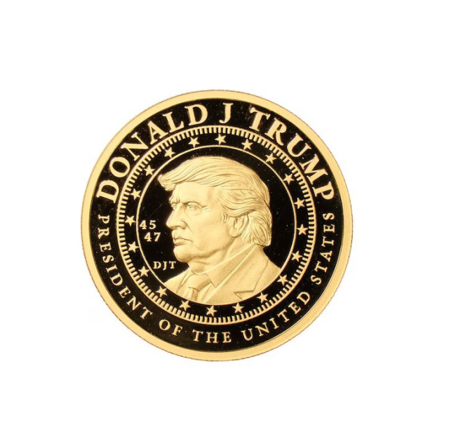 Commemorative Coin with Trump Portrait