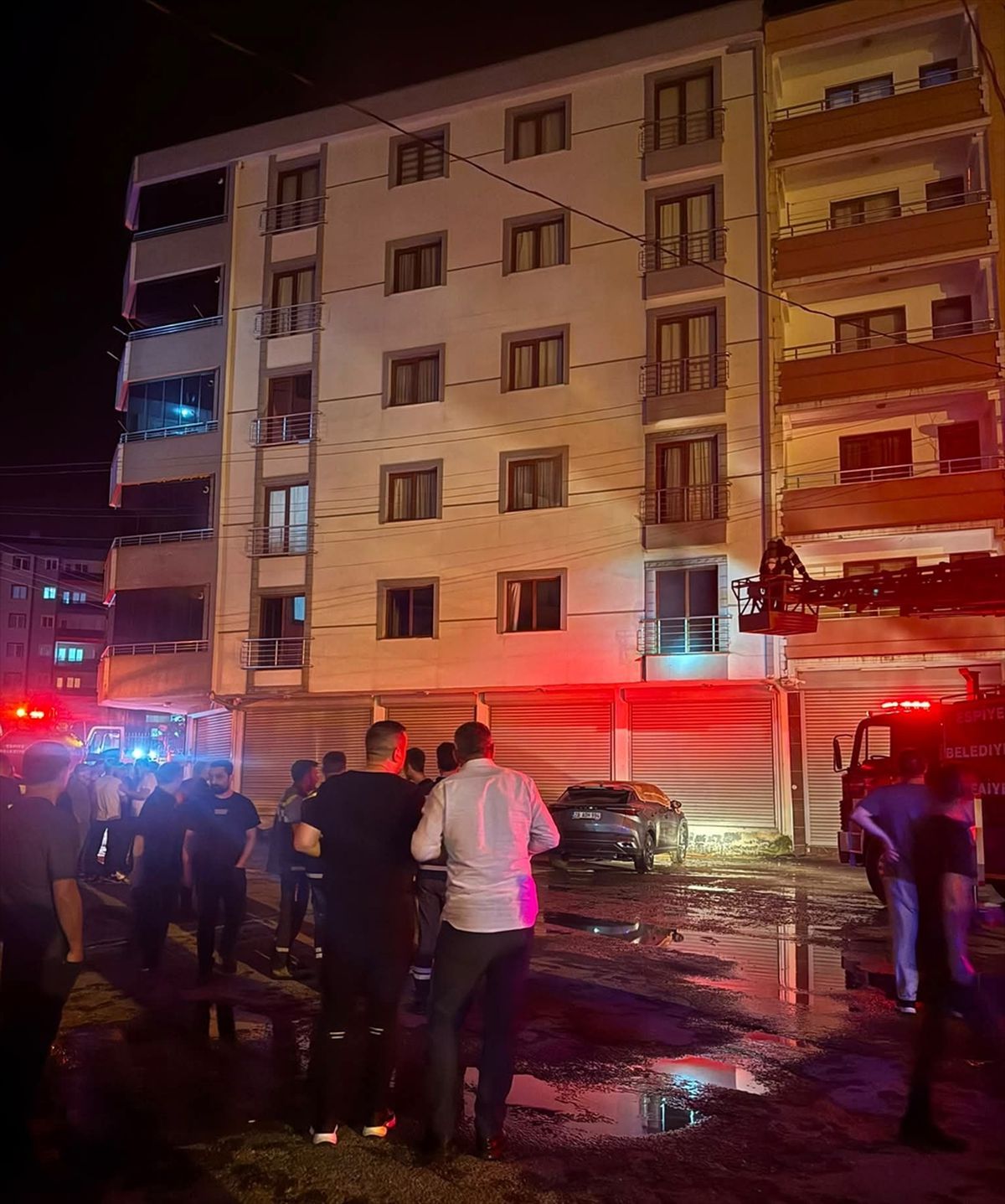Giresun'da evde çıkan yangında hasar oluştu