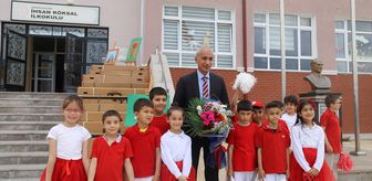 Gölbaşı'nda başarılı öğrencilere bisiklet hediye edildi
