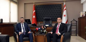 İçişleri Bakanı Çiftçi, KKTC İçişleri Bakanı Oğuz'u ziyaret etti