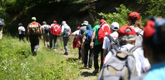 İnebolu'dan Kastamonu'ya 95 kilometrelik Atatürk ve İstiklal Yolu Yürüyüşü sürüyor
