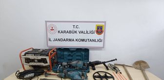 Karabük'te izinsiz kazı ve uyuşturucu operasyonlarında 10 şüpheli gözaltına alındı