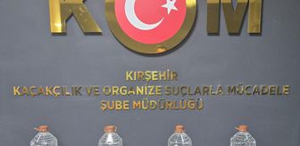 Kırşehir'de 20 litre etil alkol ele geçirildi