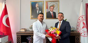 Mardin Sağlık Müdürü Yavuz'dan Eğitim ve Araştırma Hastanesi Başhekimliğine atanan Orhan'a ziyaret