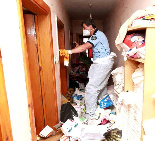 Osmangazi'de çöp ev sorununa anında müdahale