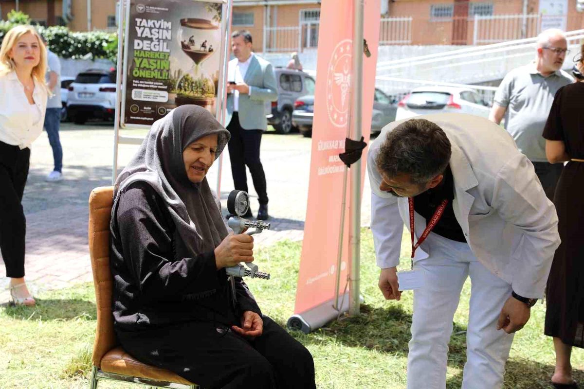 Samsun'da "Hareket Yaşını Öğren, Sağlıklı Yaşa" kampanyası b