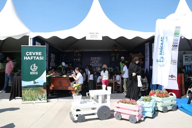 Sıfır Atık Festivali'nde Bağcılar Belediyesi standına yoğun 