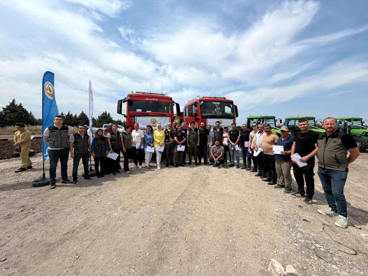 SODOS'un yangın kahramanları sertifikalarını aldı