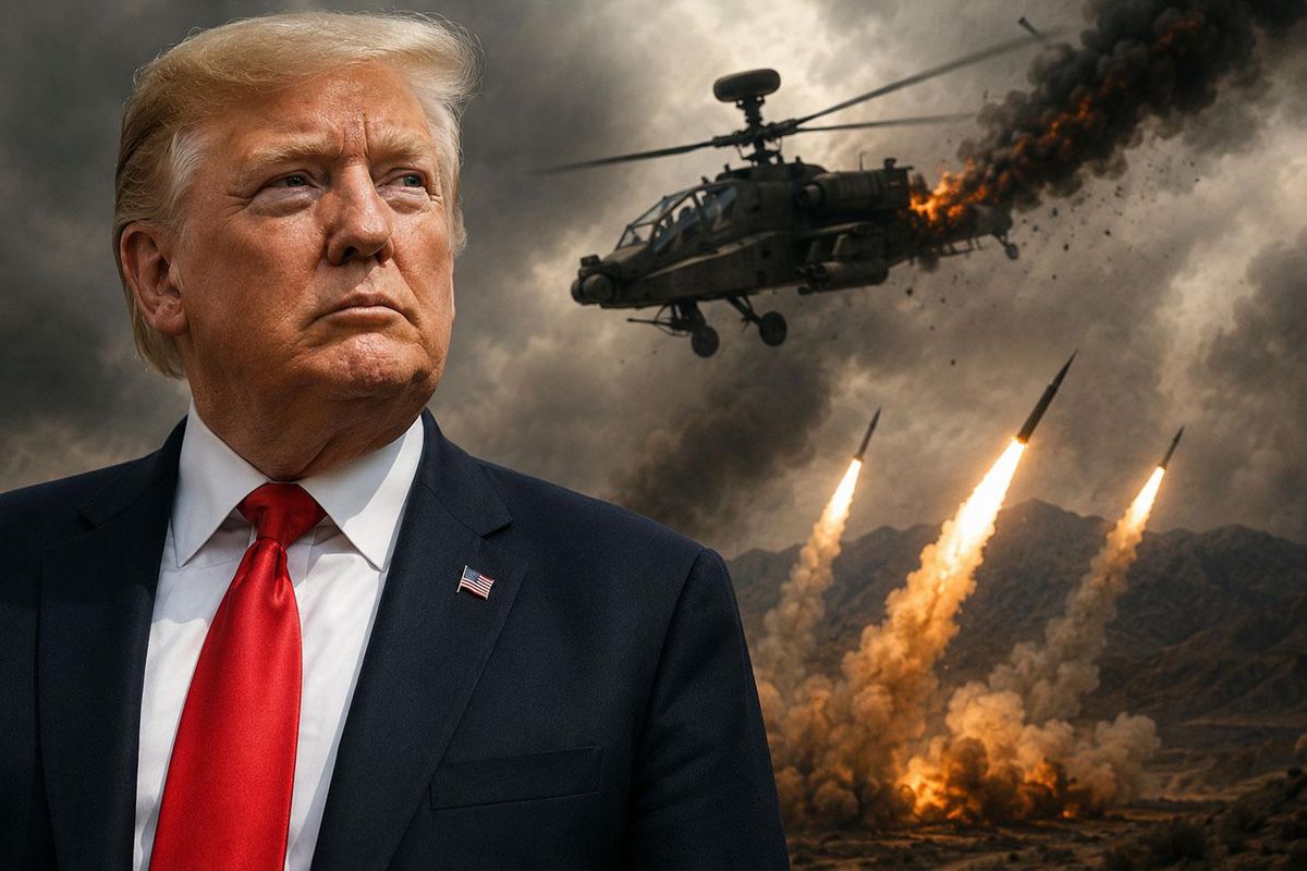 Trump: Bir helikopterimizi düşürdüler ve şimdi buna karşılık