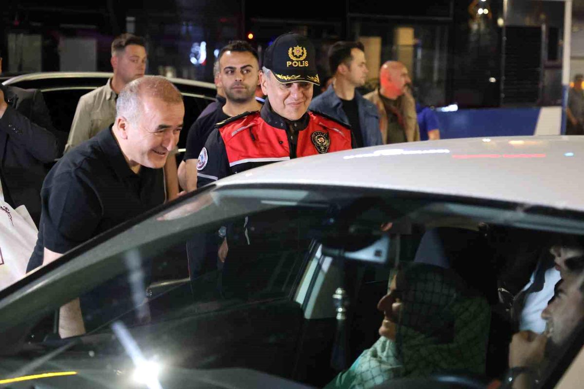 Vali Hatipoğlu asayiş uygulamasına katıldı: '7 gün 24 saat esasıyla sahadayız'