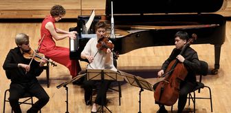 39. Uluslararası İzmir Festivali'nde Notos Quartett sahne aldı