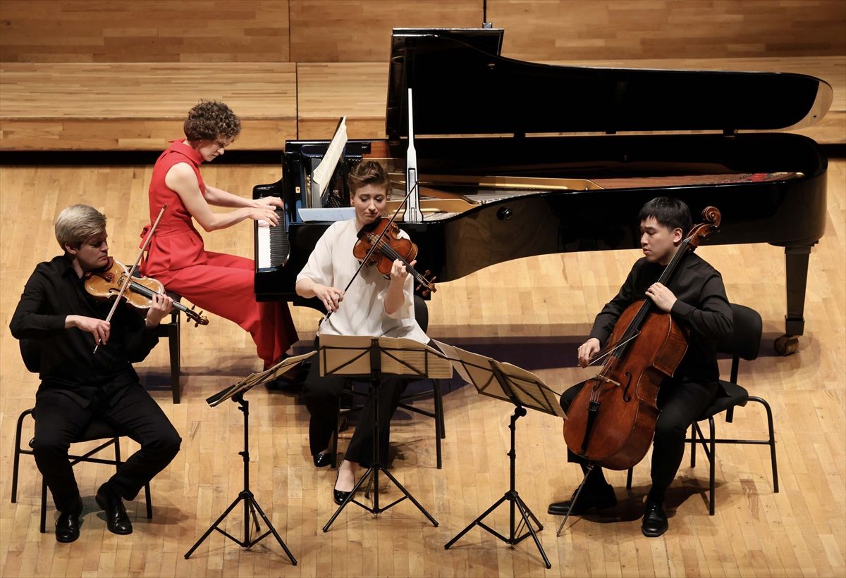 39. Uluslararası İzmir Festivali'nde Notos Quartett sahne aldı