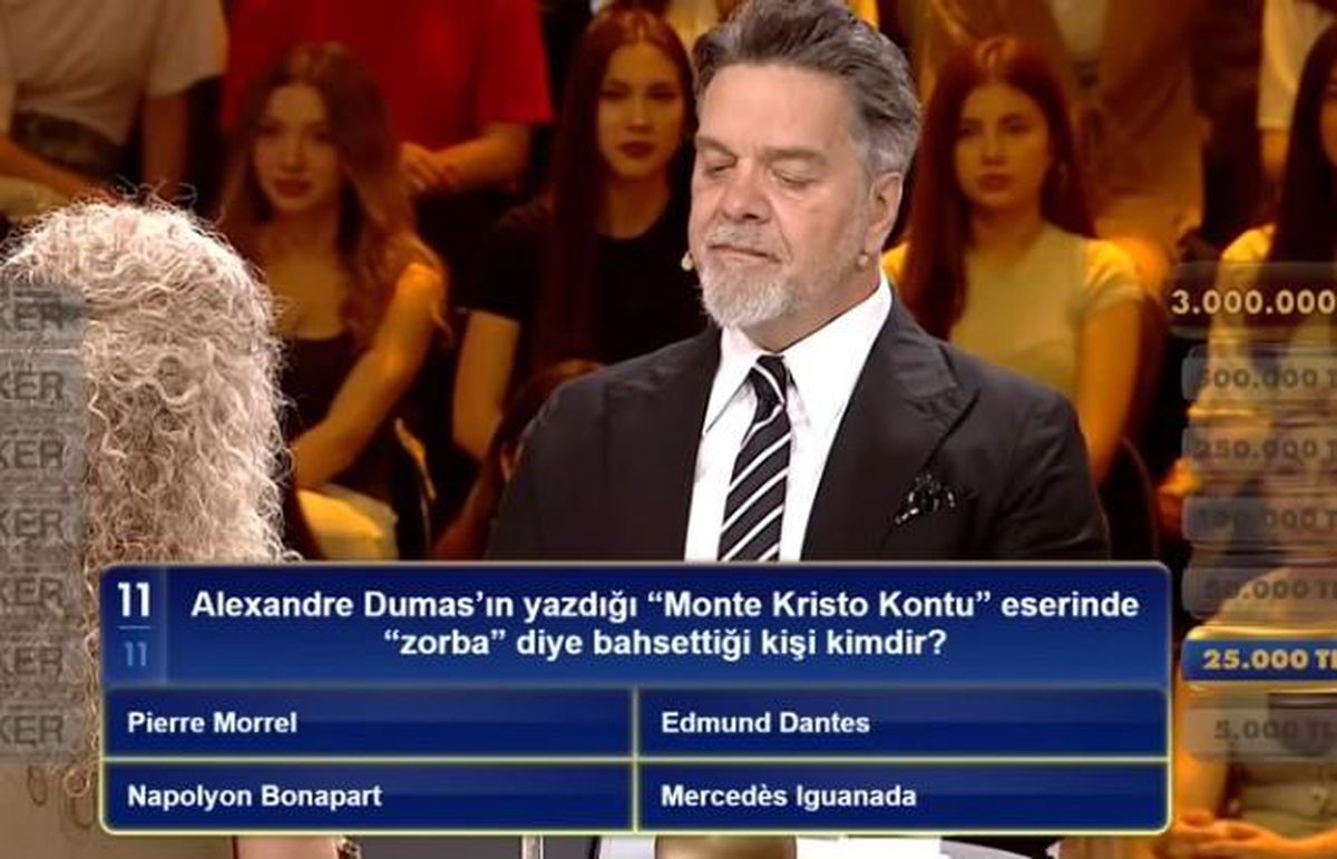Alexandre Dumas'ın yazdığı 'Monte Kristo Kontu' eserinde 'zorba' diye bahsettiği kişi kimdir?