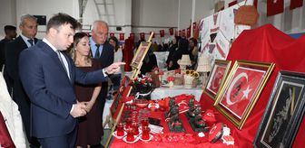 Başkale'de kursiyerlerin el emeği ürünleri sergilendi