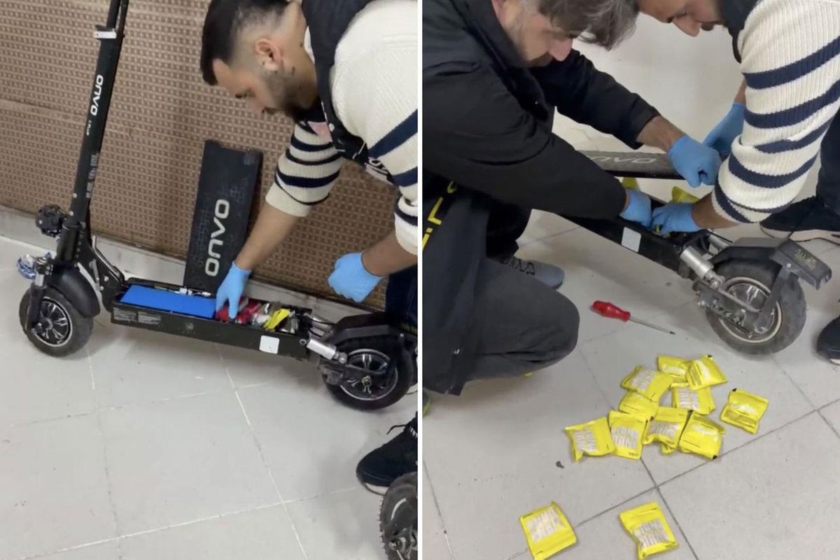 Uyuşturucu siparişlerini deftere yazmışlar: Skuterin gizli bölmesinden uyuşturucu çıktı