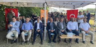 Bursa'daki tarım lisesinin 60 dönümlük alanına zeytin fidanı dikildi