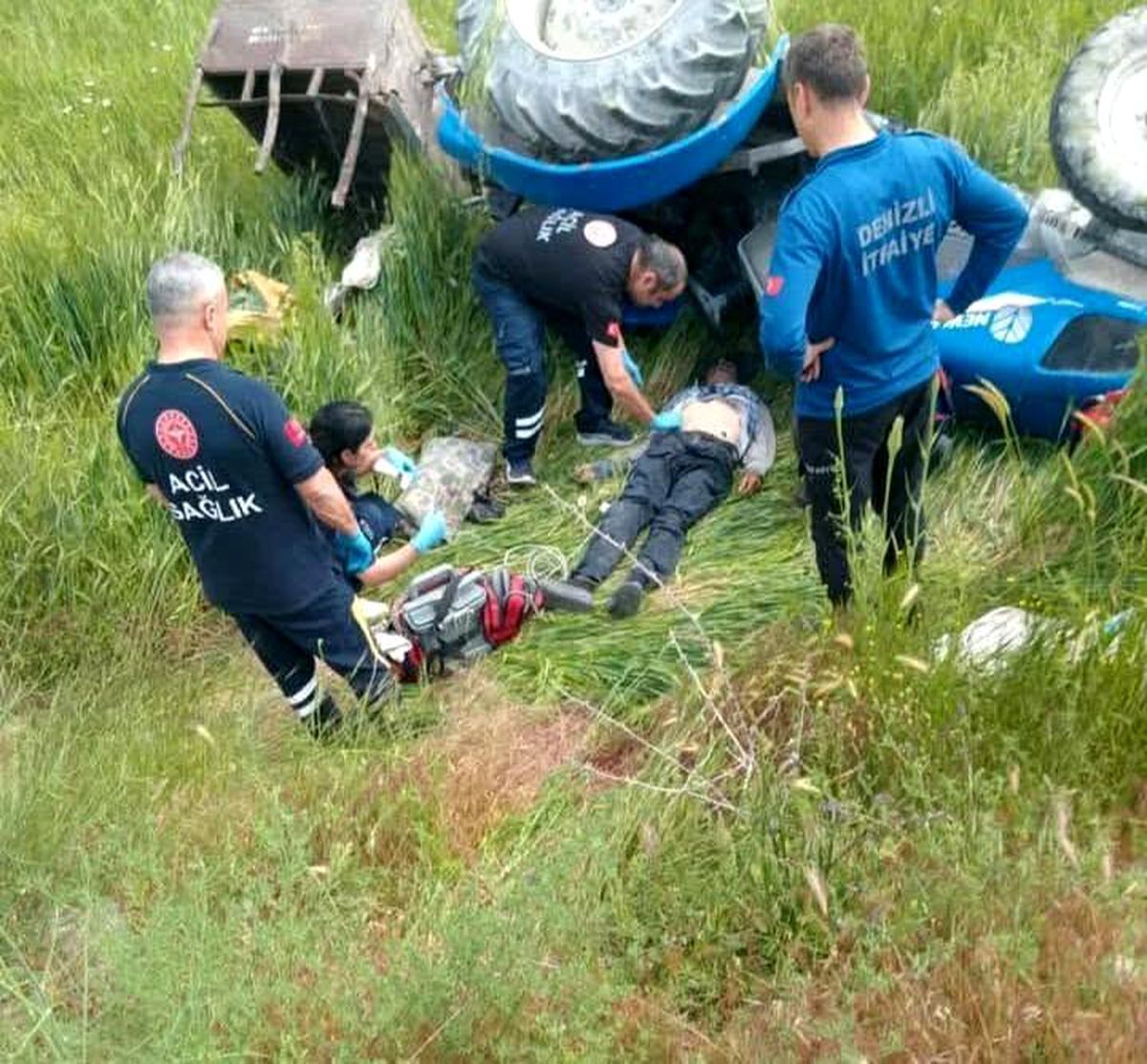 Çameli'de traktör kazasında 1 kişi hayatını kaybetti