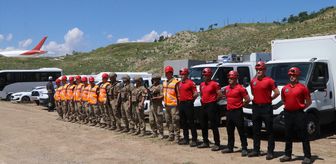 Çankırı'da başarılı heyelan tatbikatı